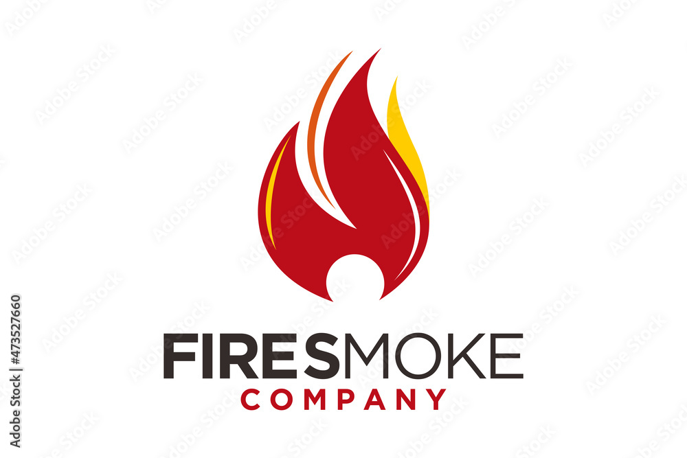 Initial SS Smoke Fire Flame Torch Burn logo design inspiration Initial SS Smoke Fire Flame Torch Burn logo design inspiration