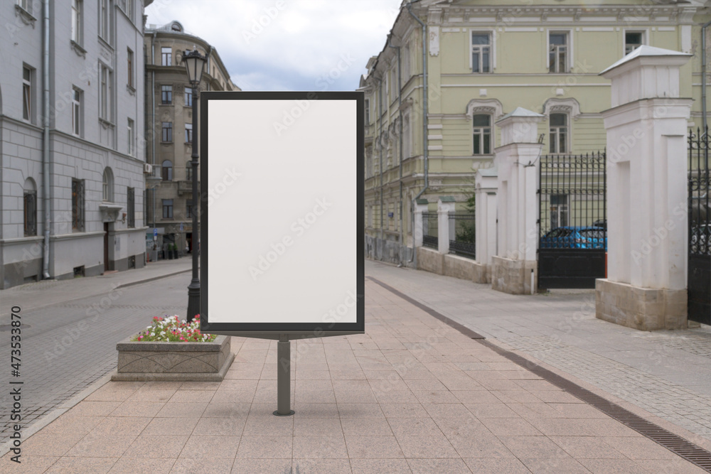 Street poster billboard mock up Street poster billboard mock up