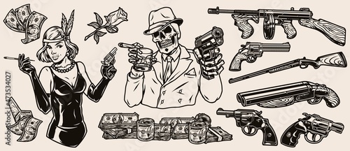 Mafia vintage concept