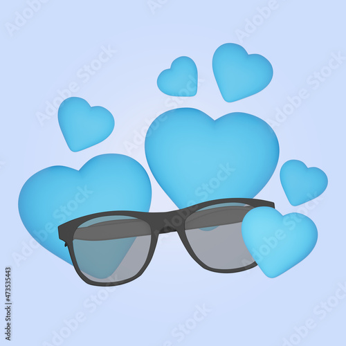 father day concept 3d rendering illustration