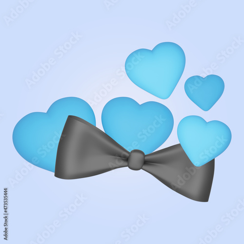 father day concept 3d rendering illustration