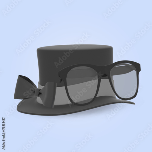 father day concept 3d rendering illustration