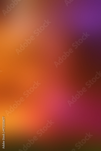 Blurred color gradient background. Mesh color in orange, purple, red.