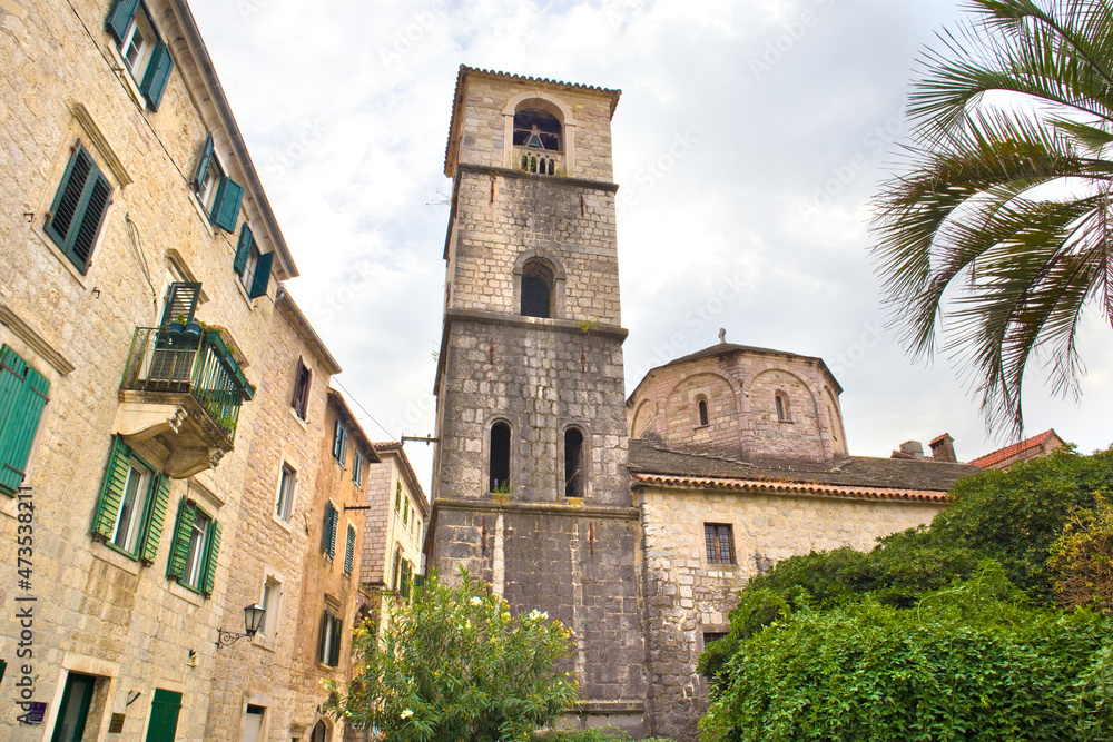 Church of St. Clare in Old Town of Kotor, Montenegro