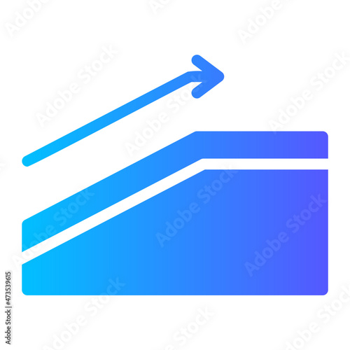 road gradient icon