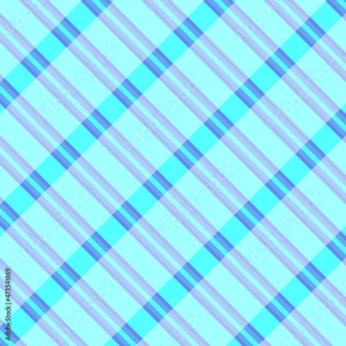 Checkered pattern. Harmonious interweaving of multi colored stripes. Great for decorating fabrics, textiles, gift wrapping, printed products, advertising, scrapbooking. In blue