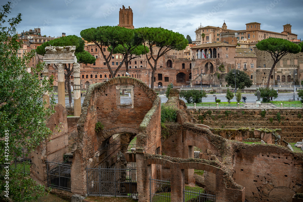 Ciudad europea de Roma en Italia cuna de la civilización	