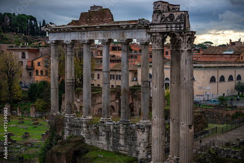 Ciudad europea de Roma en Italia cuna de la civilización 