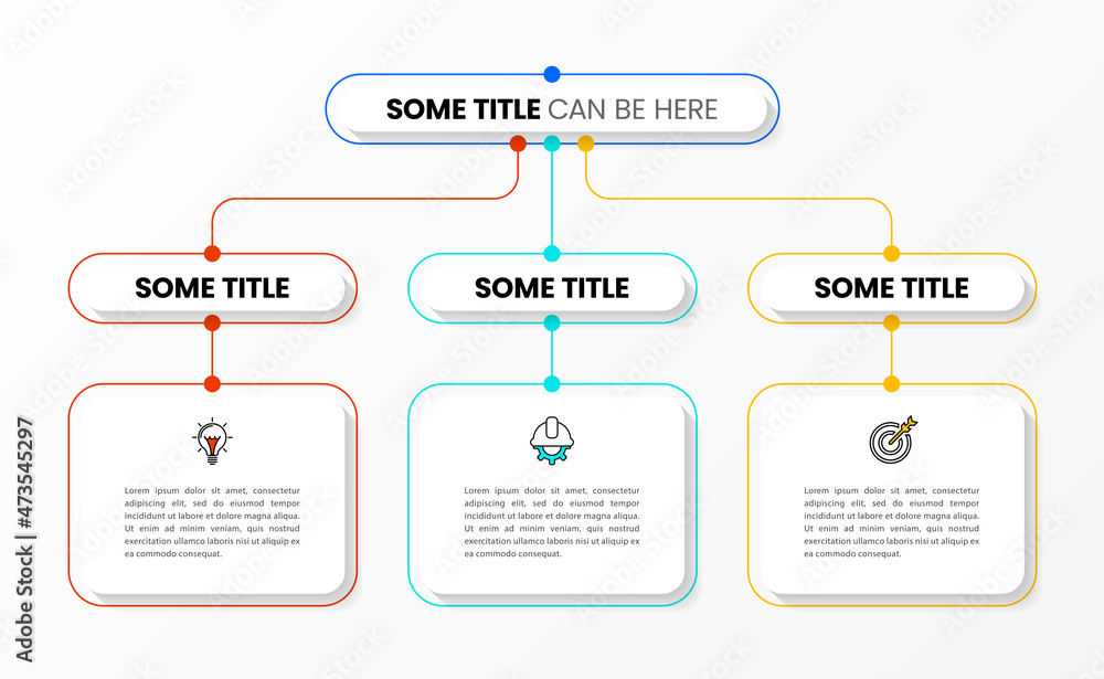 infographic template with 3 steps or options. Vector infographic template with 3 steps or options. Vector