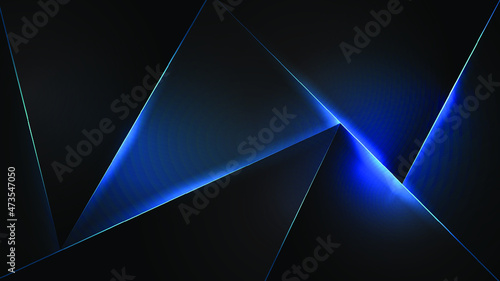 Canvas abstract background , game background and template , backdrop , blue polygon ,fr