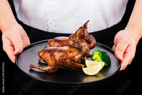 Chinese cuisine; Roast pigeon,Crisp baby pigeon,