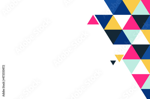 Abstract background. Multicolored geometric shapes