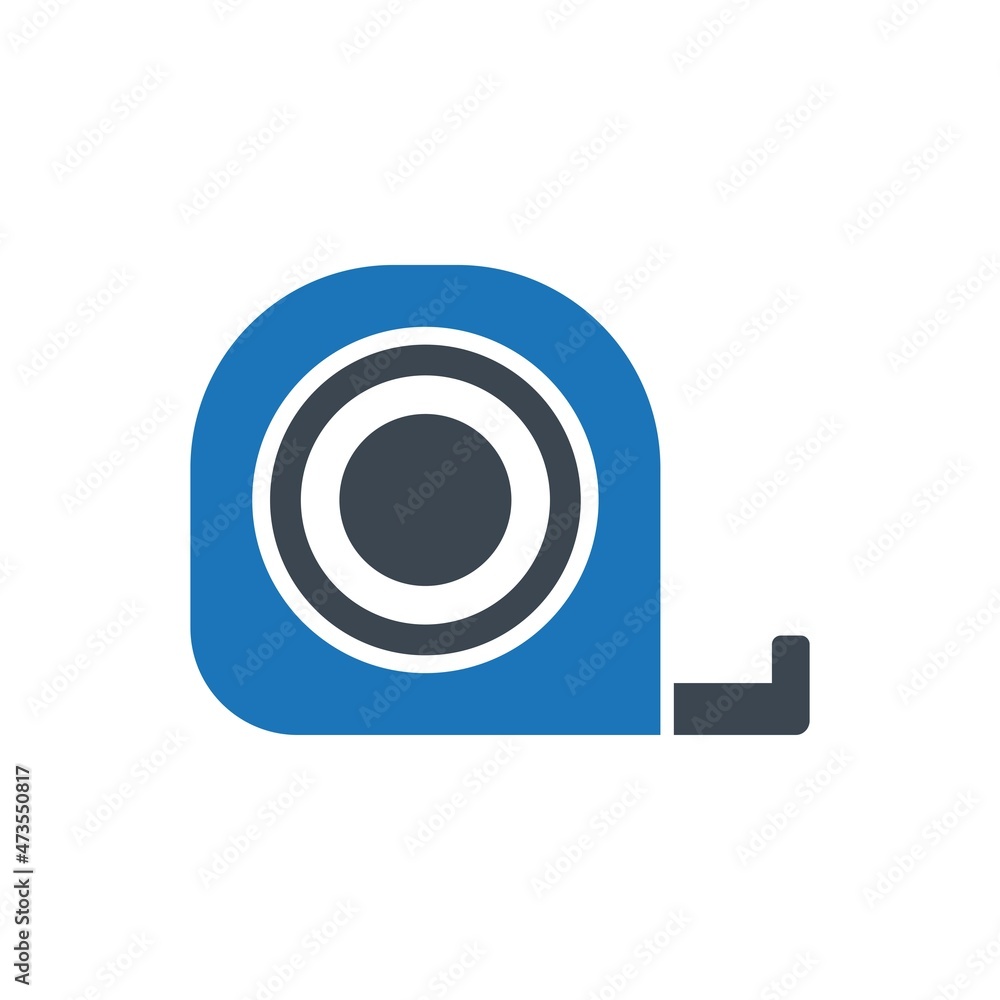 Measure tape icon Measure tape icon