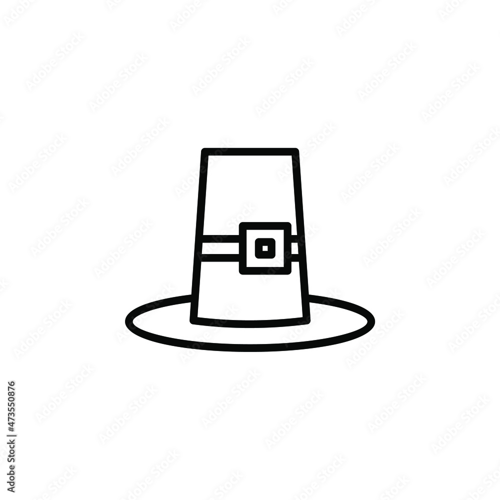 Hat Line Icon, Vector, Illustration, Logo Template. Suitable For Many Purposes. Hat Line Icon, Vector, Illustration, Logo Template. Suitable For Many Purposes.