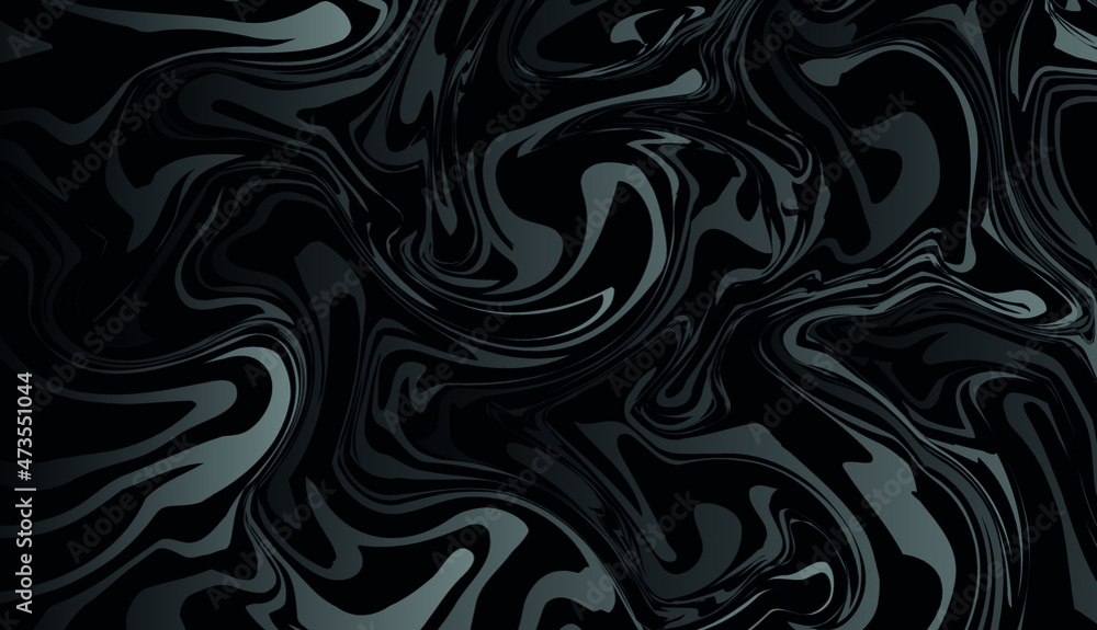 Abstract background. Liquid marble in dark colors Abstract background. Liquid marble in dark colors