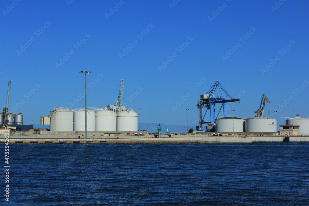 quai de chargement dans la zone portuaire quai de chargement dans la zone portuaire