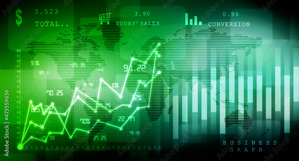 2d rendering Stock market online business concept. business Graph
2d rendering Stock market online business concept. business Graph
