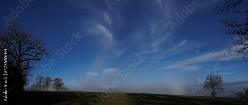 Foggy Landscape in Aveyron France