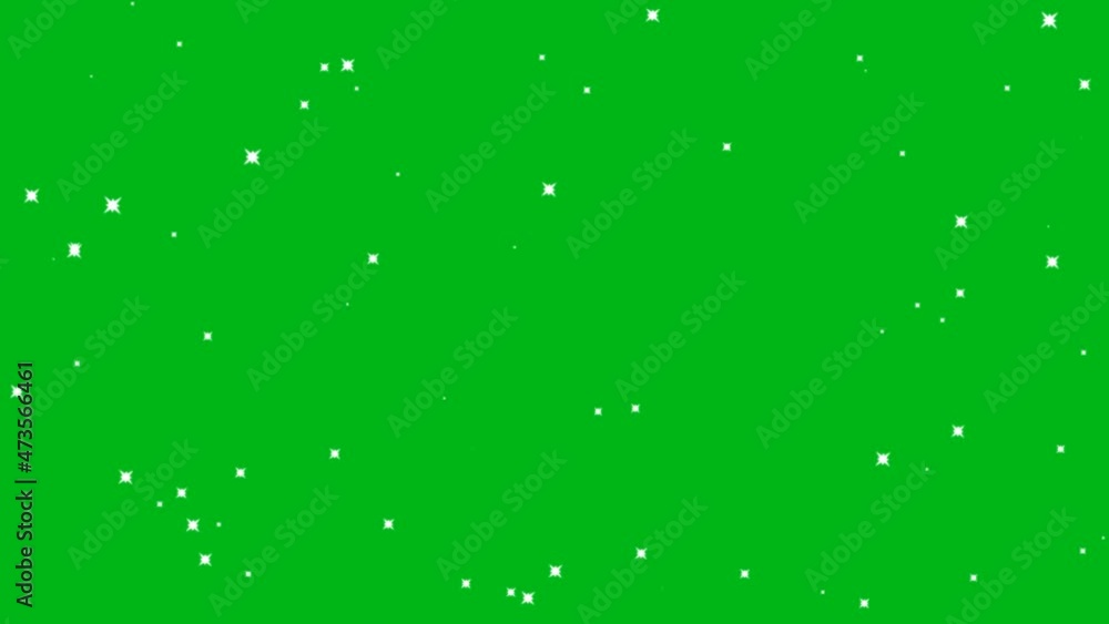 Dancing stars motion graphics with green screen background Dancing stars motion graphics with green screen background