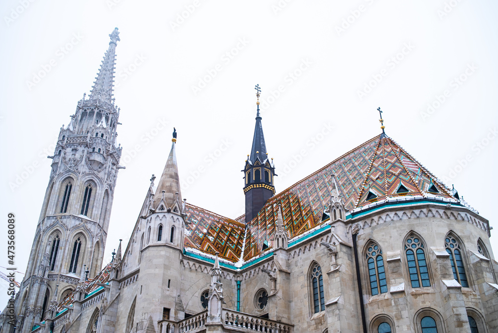 Fototapeta premium Elements of old european architecture