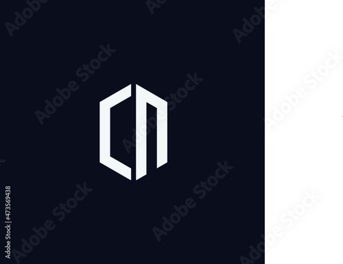 CN letter logo vector template Creative modern shape colorful monogram Circle logo company logo CN logo
