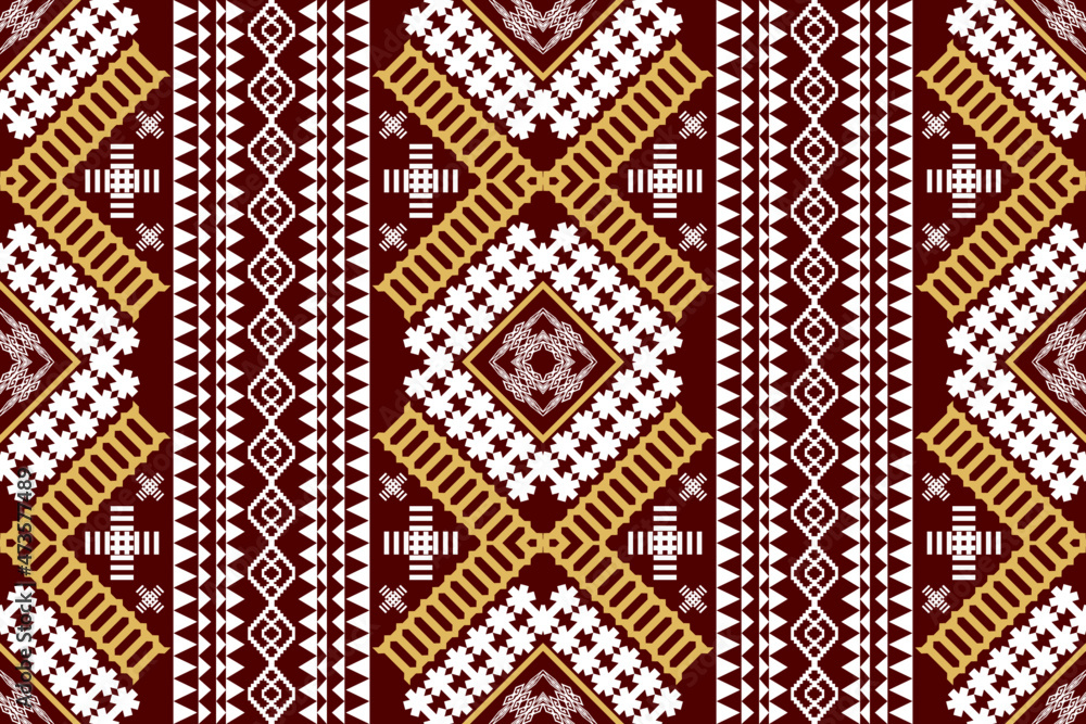 Beautiful geometric ethnic oriental art pattern traditional. Design for carpet,wallpaper,clothing,wrapping,batik,fabric,Vector illustration. Figure tribal embroidery style. Beautiful geometric ethnic oriental art pattern traditional. Design for carpet,wallpaper,clothing,wrapping,batik,fabric,Vector illustration. Figure tribal embroidery style.