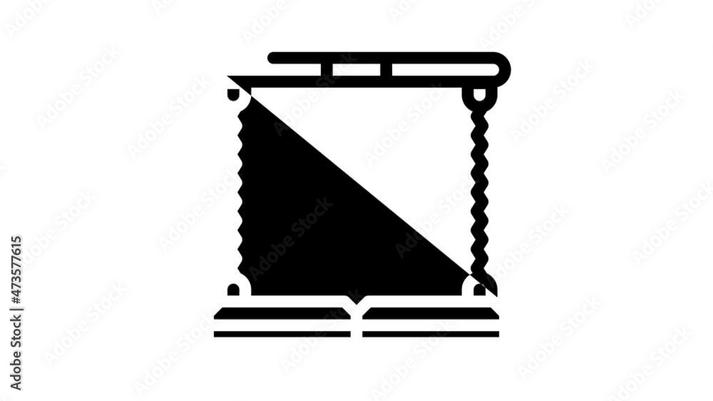 expander gym exercising tool animated line icon expander gym exercising tool sign. isolated on white background expander gym exercising tool animated line icon expander gym exercising tool sign. isolated on white background