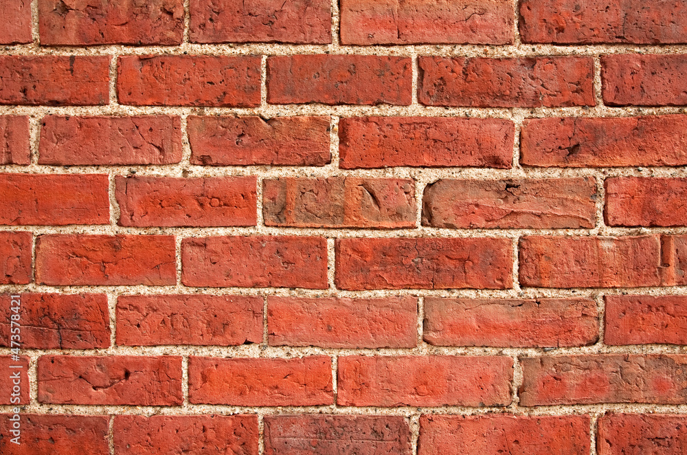 The texture of a brick wall. The texture of a brick wall.