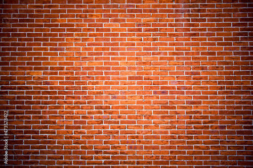 The texture of a brick wall.