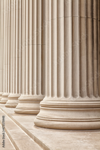 Some neoclassic Greek columns.