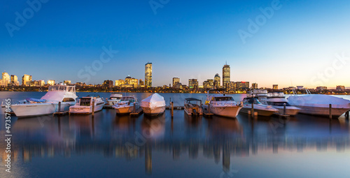 The skyline of Boston in Massachusetts, USA. © Marcio