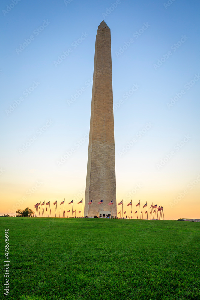 Washington DC showcasing the Washington Monument.