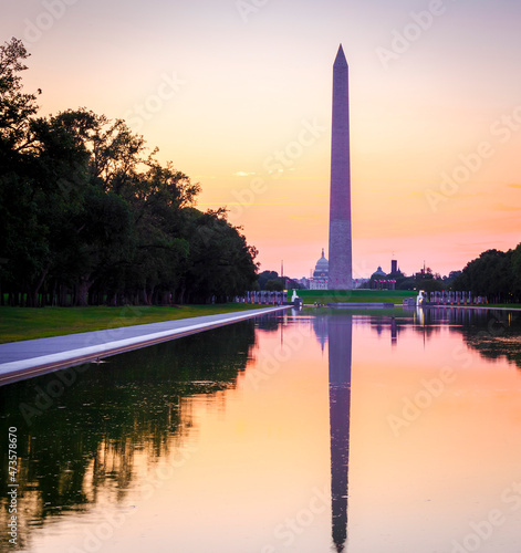 Washington DC showcasing the Washington Monument.