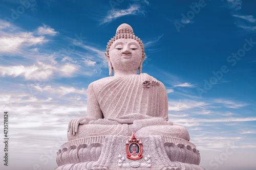 Canvas Print The statue of the big Buddha in Phuket, Thailand.