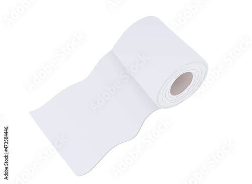 Toilet paper roll. vector illustration