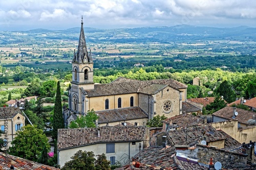 L’église neuve de Bonnieux, Vaucluse, Luberon, Provence-Alpes-Côte d'Azur, France
