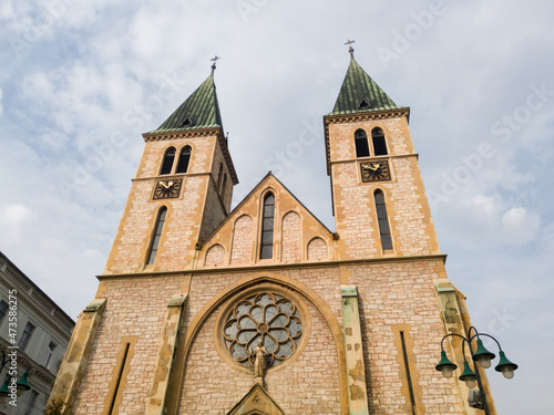 The Sacred Heart Cathedral or Sarajevo Cathedral is a catholic church in Sarajevo