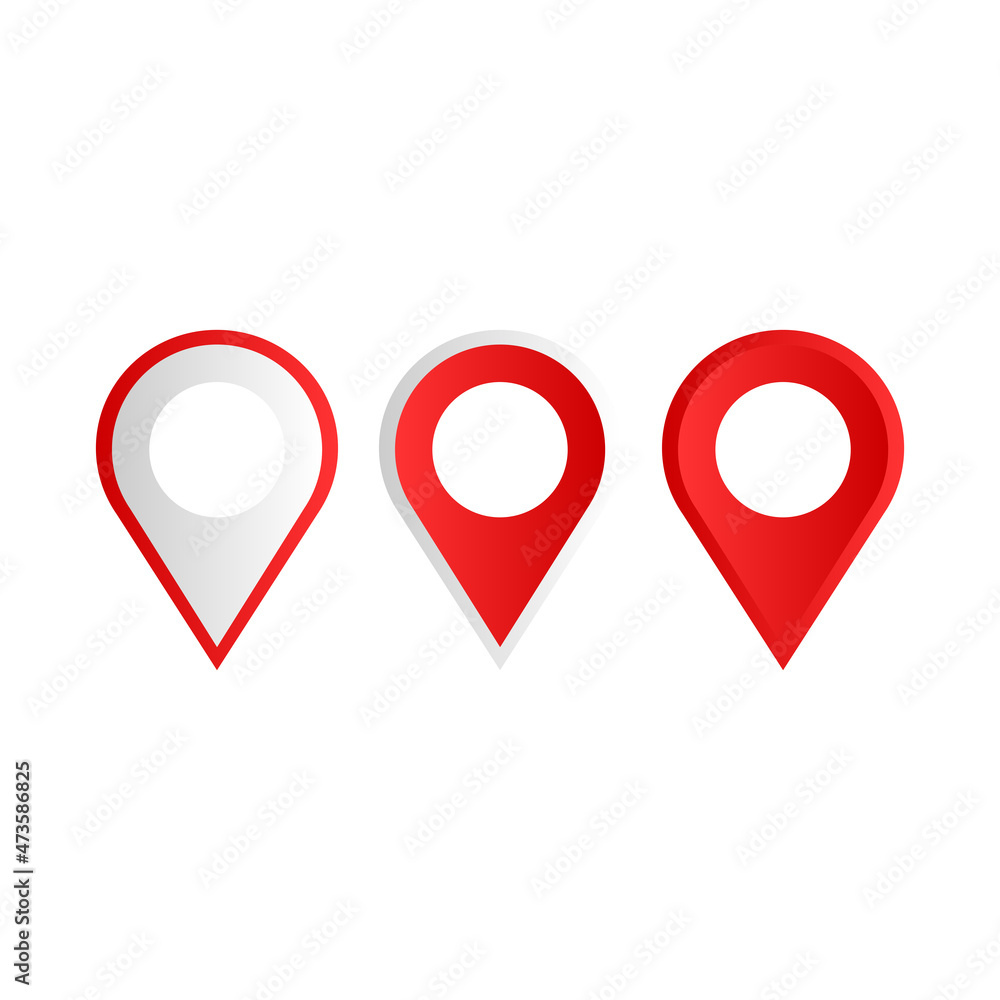 Set of red check mark buttons in  neomorphism (neumorphism) style. Designed for websites, mobile apps and other developers.