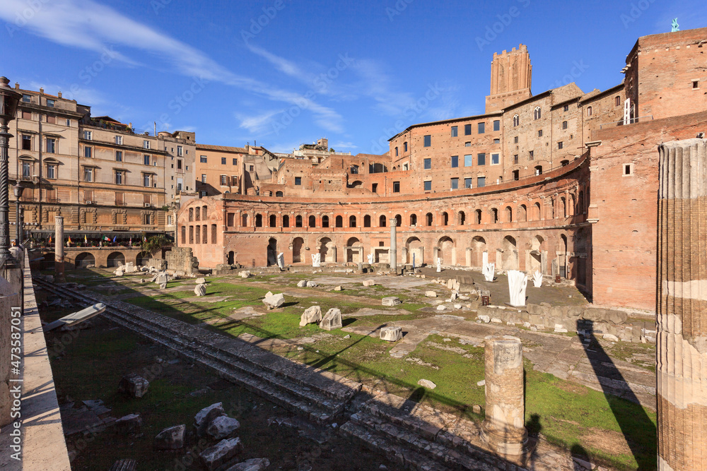 Trajan's Forum, the conqueror of Dacia.