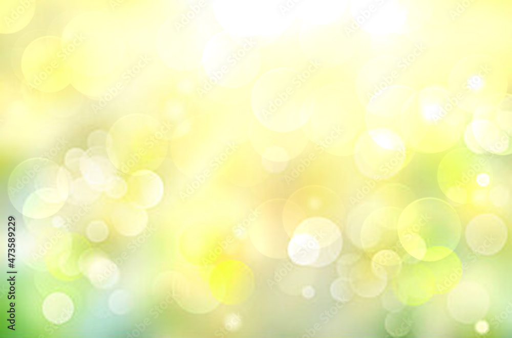 Green abstract background with bokeh Green abstract background with bokeh