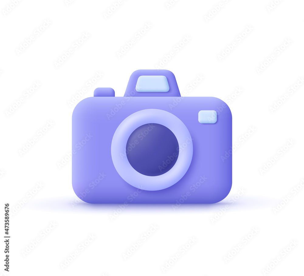 3D Action Camera Logo Design 7817202 Vector Art at Vecteezy