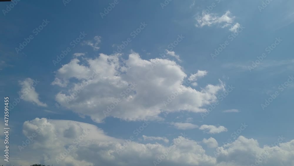 Zeitraffer von Wolken am Himmel Zeitraffer von Wolken am Himmel