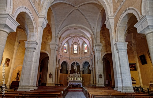 Eglise neuve de Bonnieux, Vaucluse, Luberon, Provence-Alpes-Côte d'Azur, France 