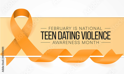 Teen Dating Violence awareness month (TDVAM) is observed every year in February, it focuses on advocacy and education to stop dating abuse before it starts. Vector illustration