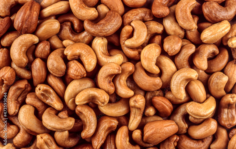 Cashew Nuts Background. Brazilian tropical fruit. Cashew Nuts Background. Brazilian tropical fruit.