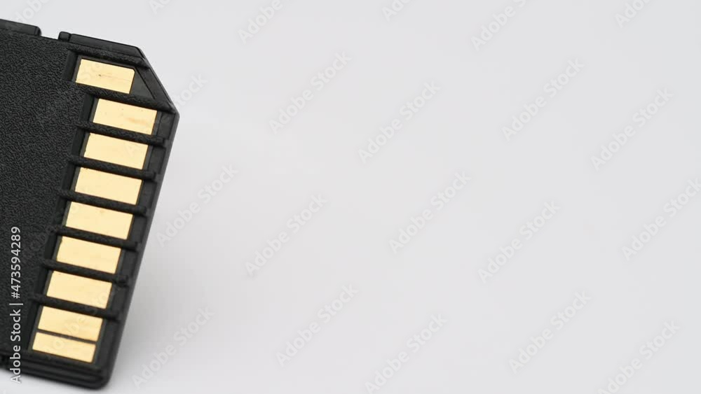clips video 4k and full HD of memory SD card isolated on clean background this sd card for various computer, digital camera and smart mobile phone devices.
clips video 4k and full HD of memory SD card isolated on clean background this sd card for various computer, digital camera and smart mobile phone devices.