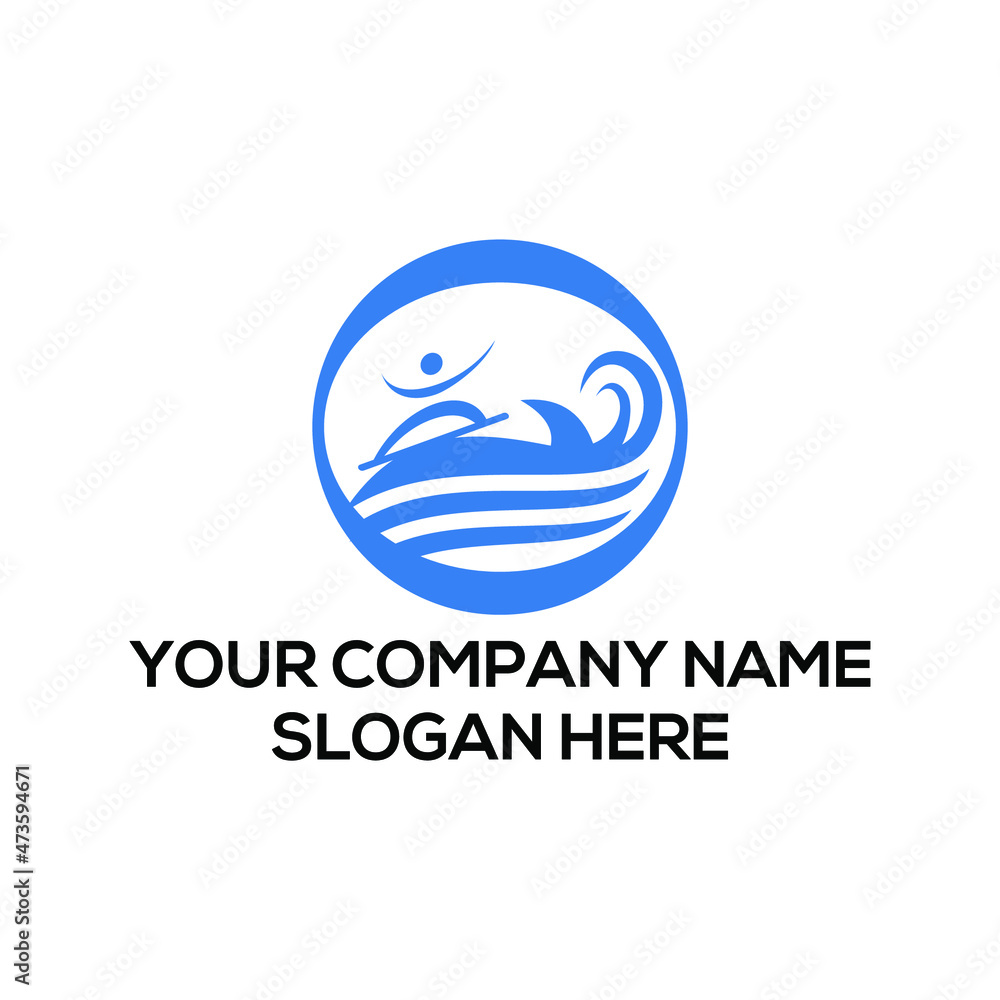 sky wave abstract logo design sky wave abstract logo design