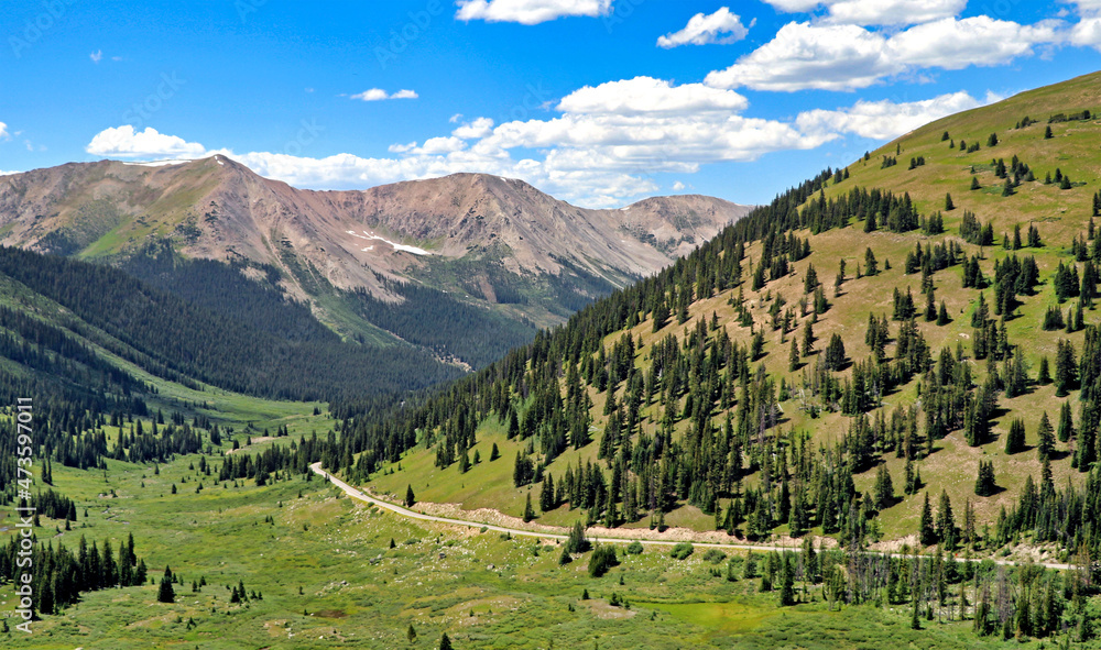 Colorado's Highway 82 offers great mountain scenery from Aspen to Twin Lakes via Independence Pass