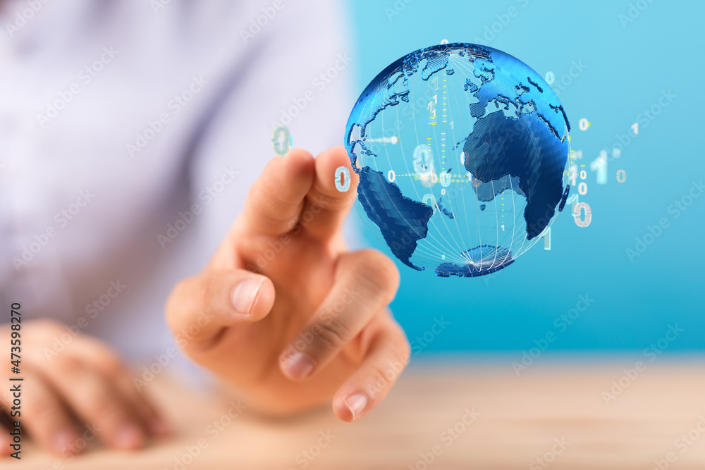 Global world network and telecommunication on earth and IoT. Elements Global world network and telecommunication on earth and IoT. Elements