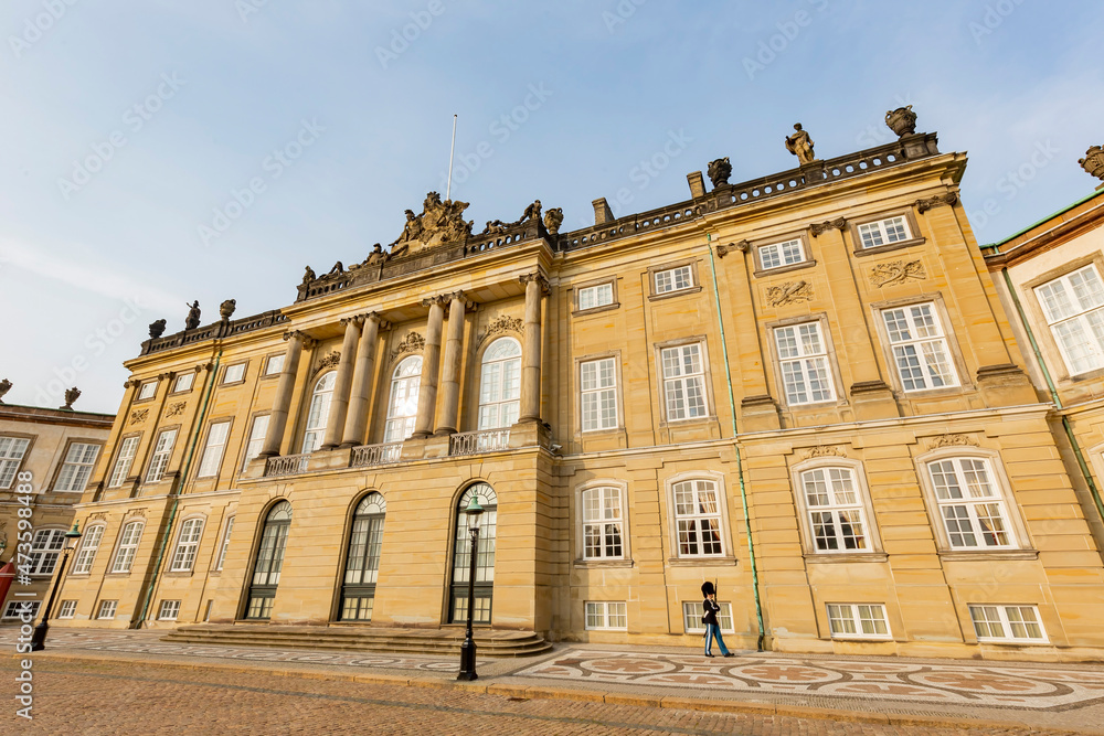 Exterior view of the Amalienborg